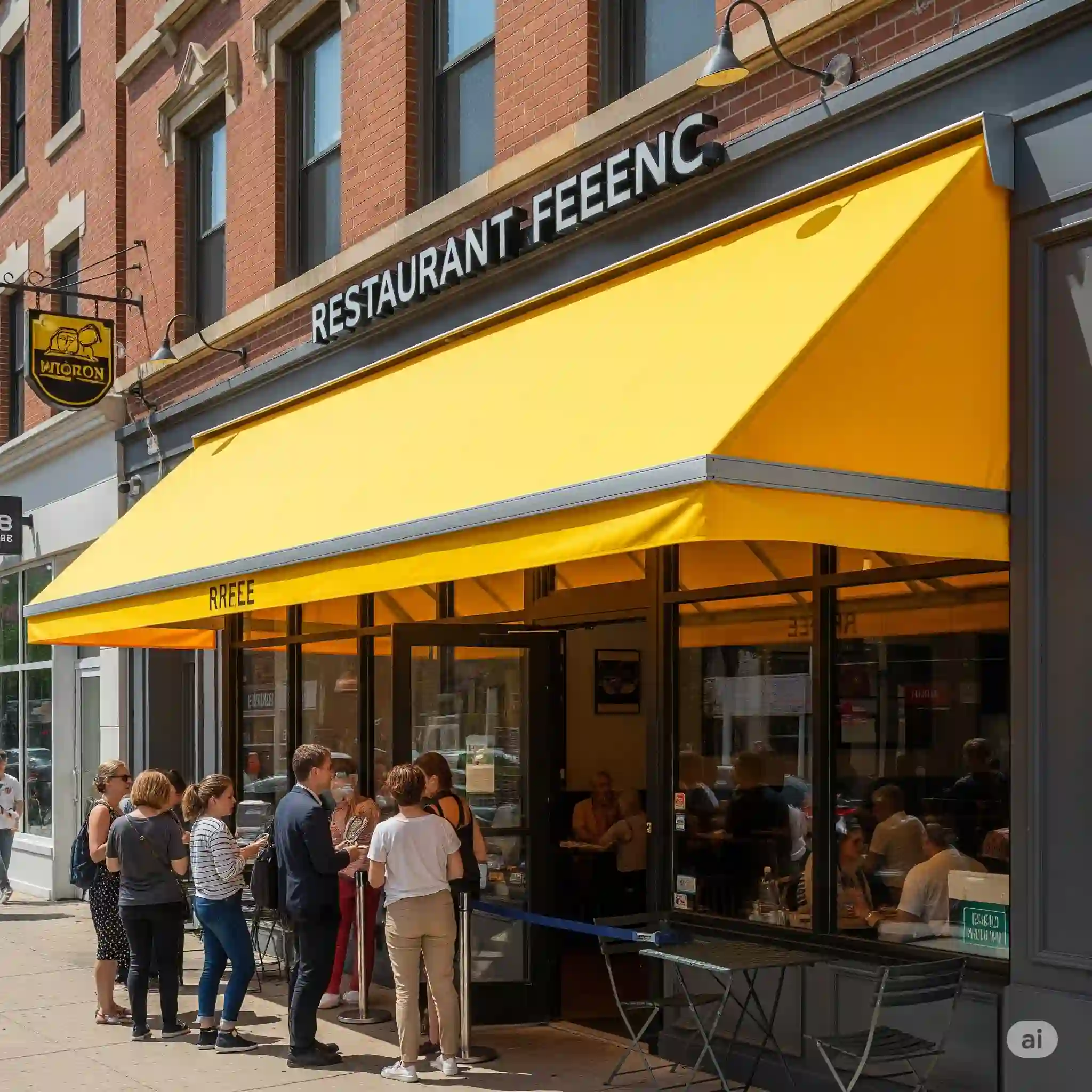 Professional awning repair service in Aylesbury Vale for commercial properties including shops and restaurants